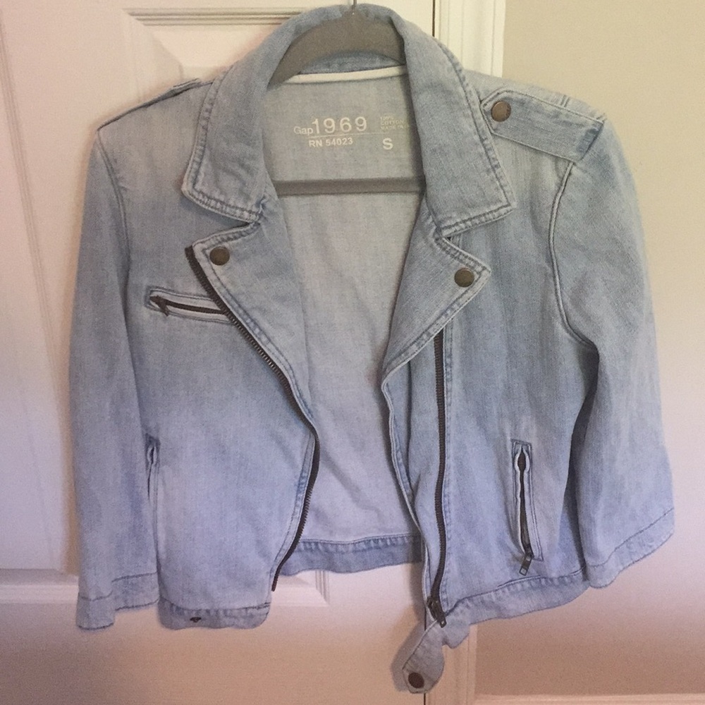 Gap Moto Denim Jacket